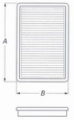 Picture of BMC Panel Air Filters - FB580/20