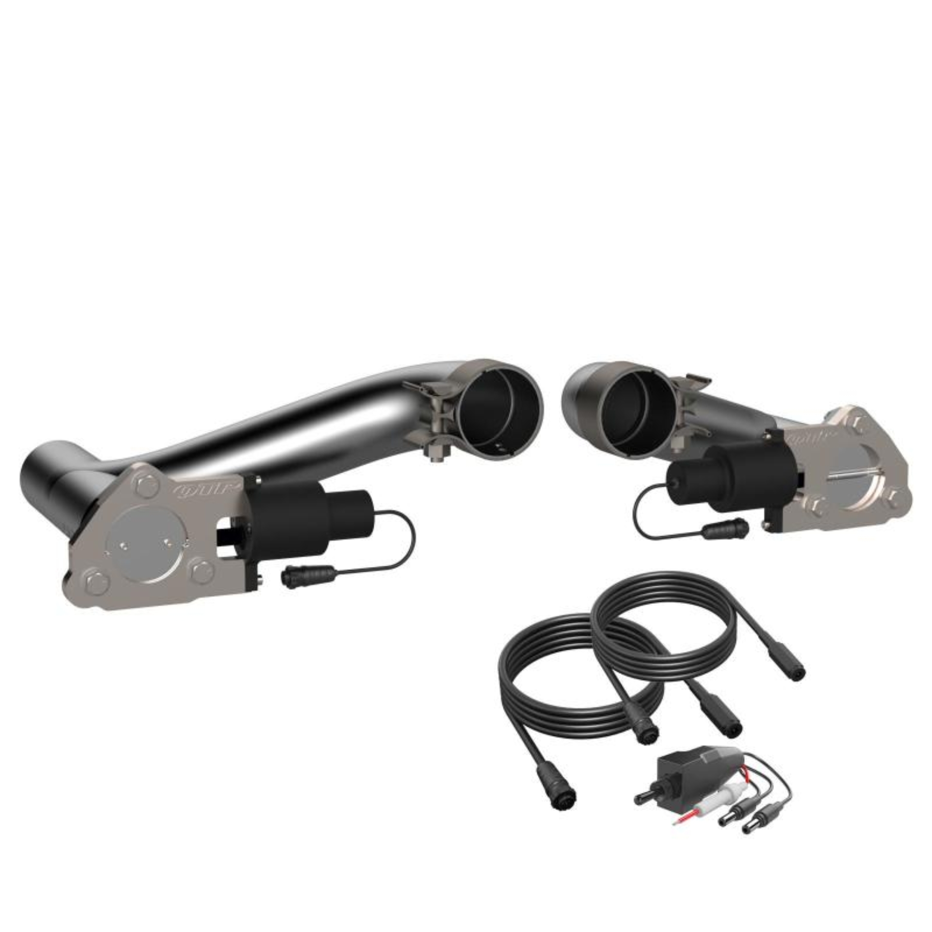 Picture of QTP Aggressor Cutout Pipes Exhaust Cutouts - 500110