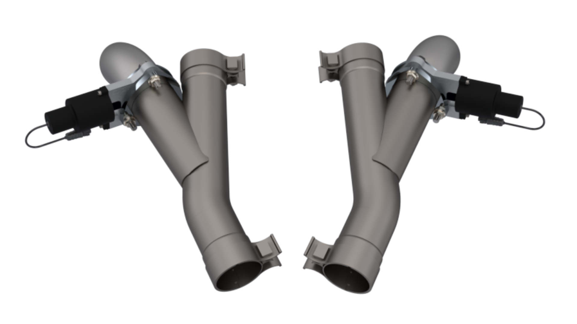 Picture of QTP Aggressor Cutout Pipes Exhaust Cutouts - 527112