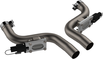 Picture of QTP Aggressor Cutout Pipes Exhaust Cutouts - 530011