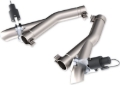 Picture of QTP Aggressor Cutout Pipes Exhaust Cutouts - 520511