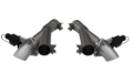 Picture of QTP Aggressor Cutout Pipes Exhaust Cutouts - 527112