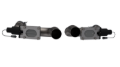 Picture of QTP Aggressor Cutout Pipes Exhaust Cutouts - 530011