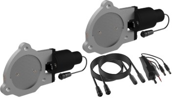 Picture of QTP QTEC Electric Valves Exhaust Cutouts - QTEC70