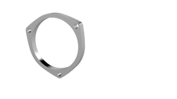 Picture of QTP QTEC Cover Plates and Flanges Exhaust Hardware - 10400F