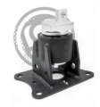 Picture of Innovative Mounts INM Steel Single Mount-95A Engine Mounts - 10741-95A