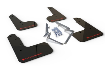 Picture of Rally Armor RAL UR Blk Flap/Rd Logo Mud Flaps - MF51-UR-BLK/RD