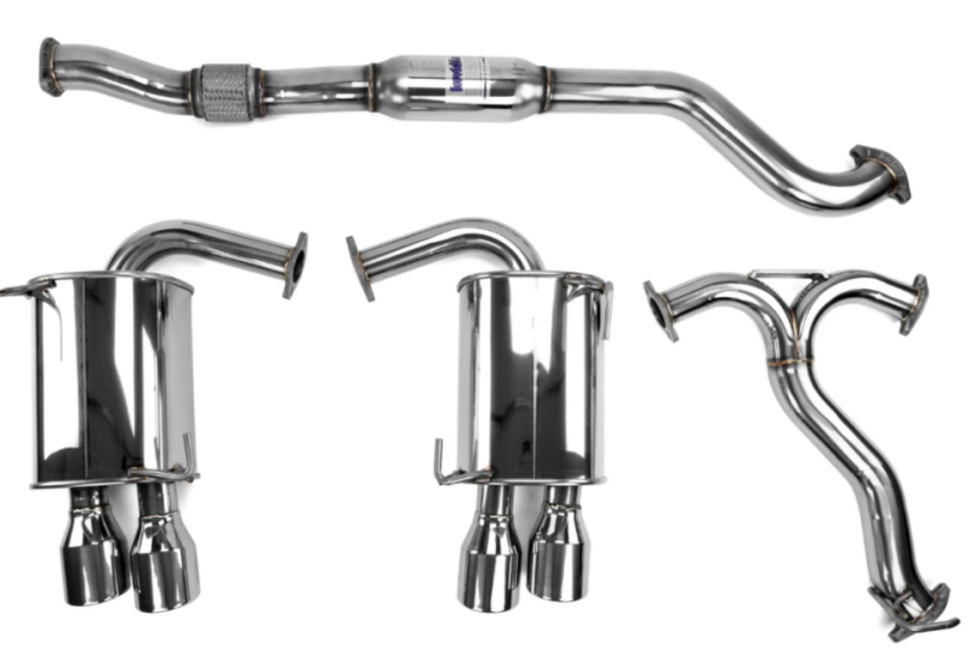Picture of Invidia INV Q300-Titanium Tips Catback - HS15STIG2T