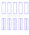 Picture of King Engine Bearings KING Main Bearings - MB5840XP