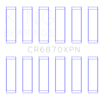 Picture of King Engine Bearings KING Performance Rod Bearings - CR6870XPN