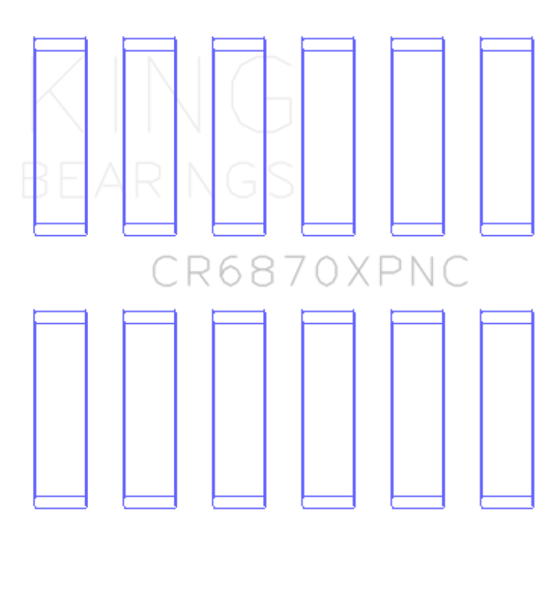 Picture of King Engine Bearings KING Performance Rod Bearings - CR6870XPNC