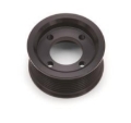 Picture of Edelbrock Competition Supercharger Pulley #15831 3.75 in. 8-Rib; Black Anodized