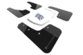 Picture of Rally Armor RAL UR Blk Flap/Grey Logo Mud Flaps - MF49-UR-BLK/GRY