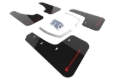 Picture of Rally Armor RAL UR Blk Flap/Rd Logo Mud Flaps - MF49-UR-BLK/RD