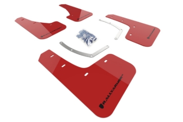 Picture of Rally Armor RAL UR Red Flap/Blk Logo Mud Flaps - MF49-UR-RD/BLK