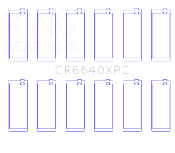 Picture of King Engine Bearings KING Performance Rod Bearings - CR6640XPC