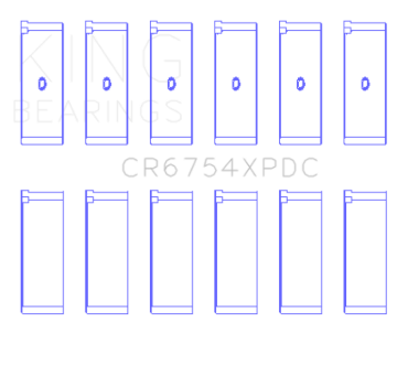 Picture of King Engine Bearings KING Performance Rod Bearings - CR6754XPDC