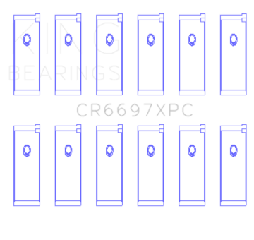 Picture of King Engine Bearings KING Performance Rod Bearings - CR6697XPC