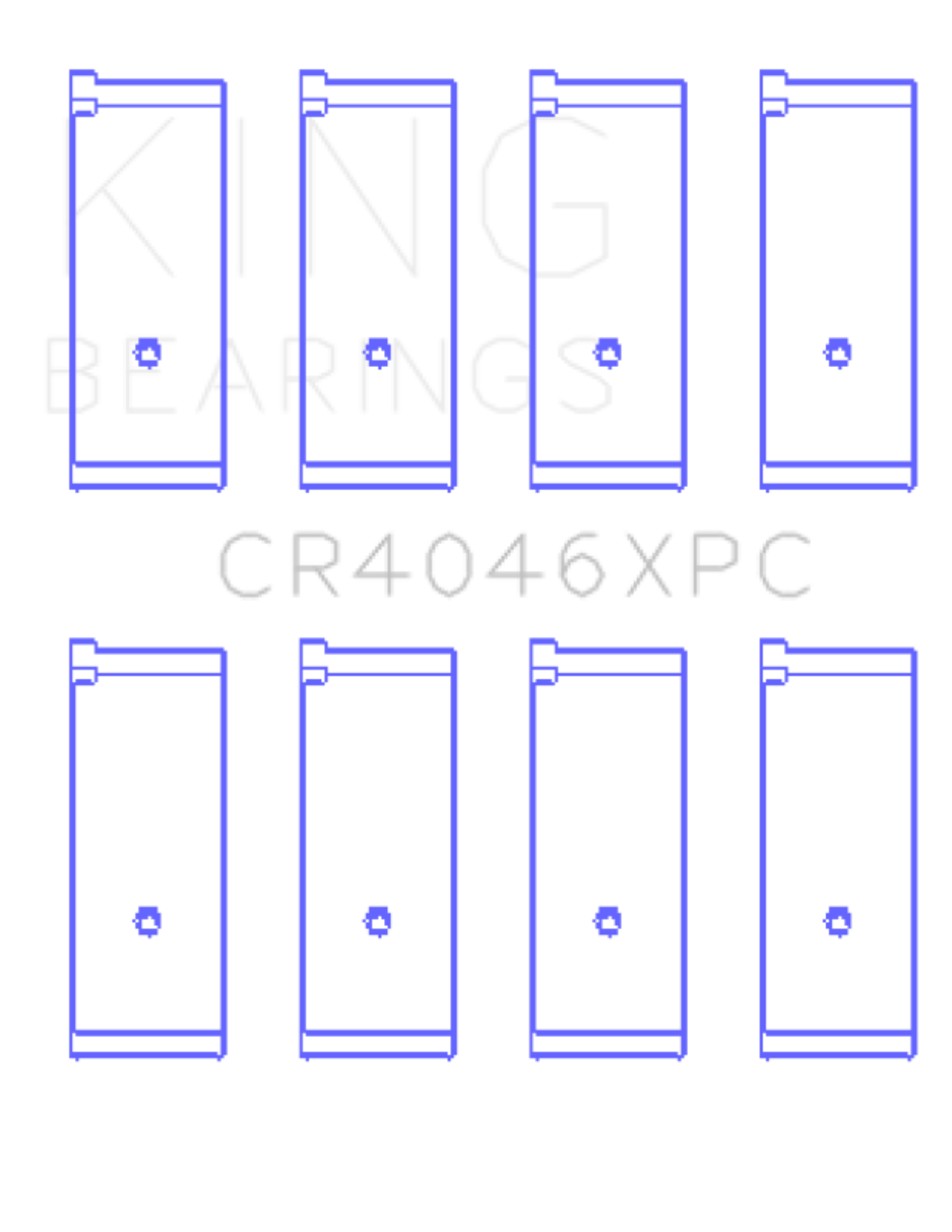 Picture of King Engine Bearings KING Performance Rod Bearings - CR4046XPC