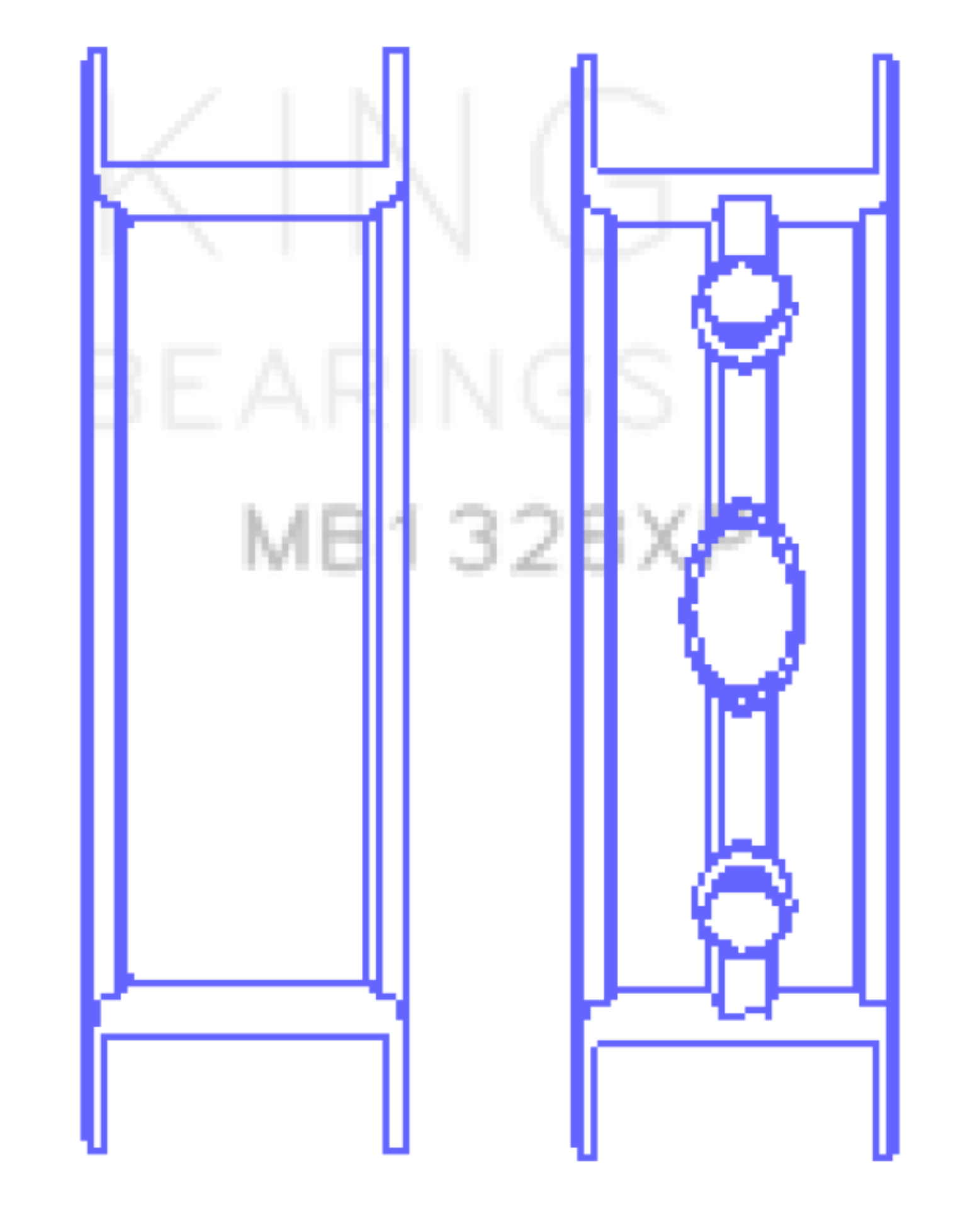 Picture of King Engine Bearings KING Performance Main Bearings - MB1328XP