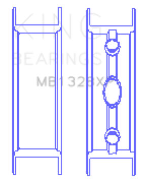 Picture of King Engine Bearings KING Performance Main Bearings - MB1328XP