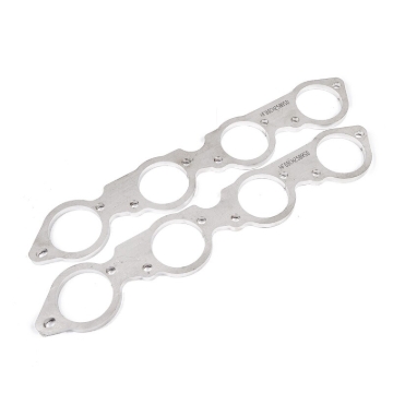 Picture of Stainless Works, Big Block Chevy round port 2-3/8" primary header flanges.