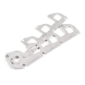 Picture of Stainless Works, Ford 6.2L. Square port, 1-7/8" primary header flanges.