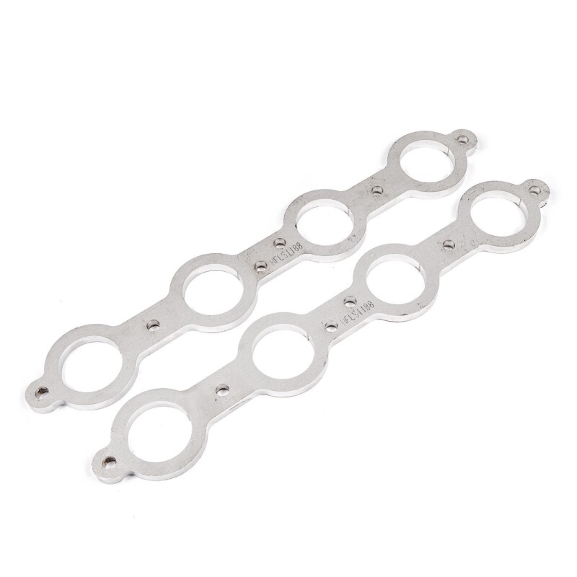 Picture of Stainless Works, LS1/LS6 Chevrolet round port 1-3/4" primary header flanges.