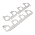 Picture of Stainless Works, Ford 6.2L. Square port, 1-7/8" primary header flanges.