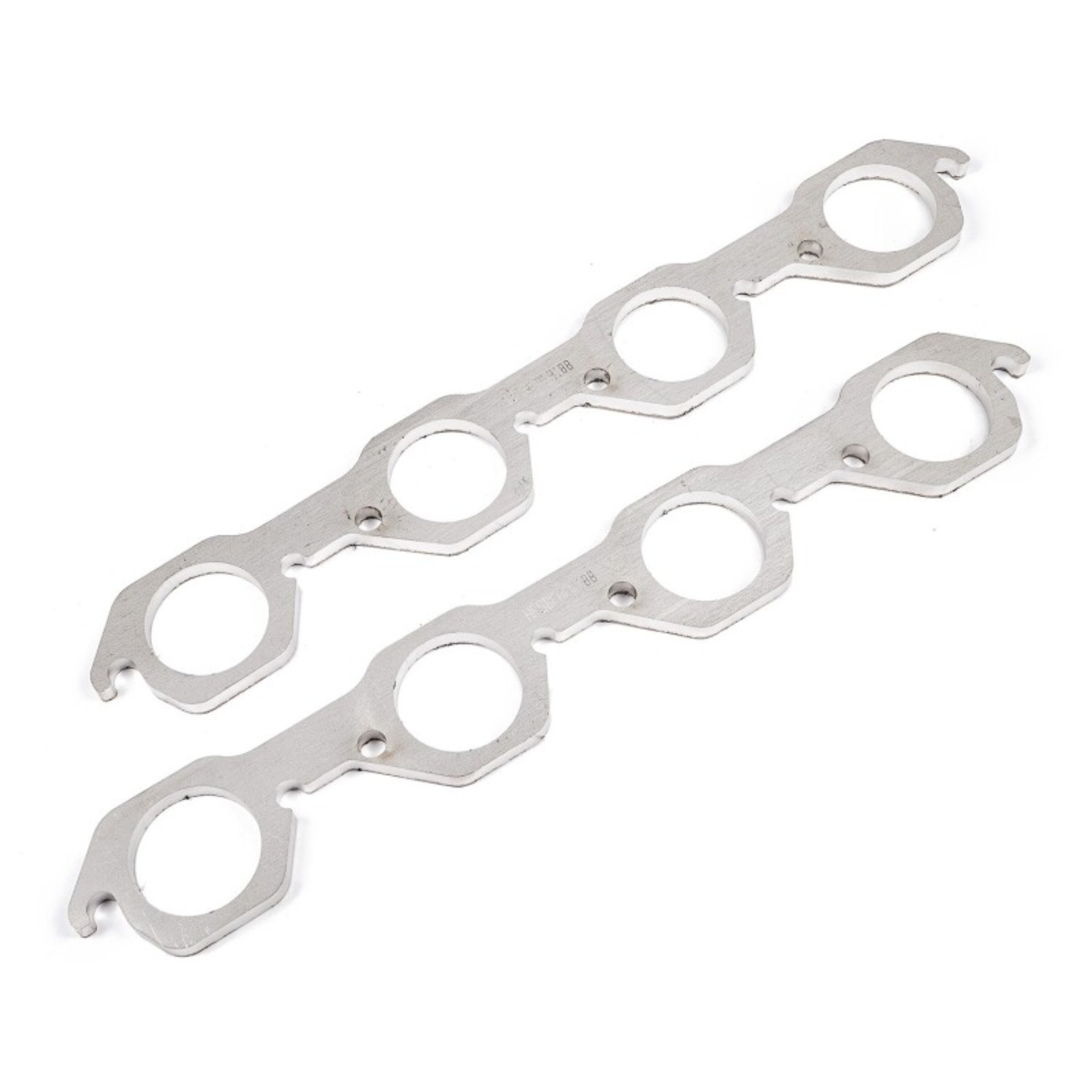 Picture of Stainless Works, SBF "AFR 225 HEAD" round port 2" primary header flanges.