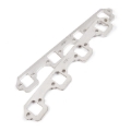 Picture of Stainless Works, SBF Stock rectangular shaped port, 1-5/8" primary HDR. flanges.