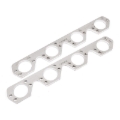Picture of Stainless Works, SBF Trick Flow high port, 1-7/8" primary header flanges.