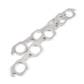 Picture of Stainless Works, SBF "AFR 225 HEAD" round port 1-7/8" primary header flanges.