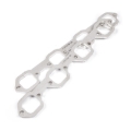Picture of Stainless Works, SBF SQ. port, "Fits Vic. Sen. Head", 1-7/8" primary HDR. FLG.