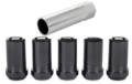 Picture of M14x1.5 Black 5-Lock Tuner Style Cone Seat Wheel Locks- 1.648 OAL