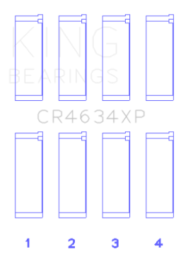 Picture of King Engine Bearings KING Connecting Rod Bearings - CR4634XP
