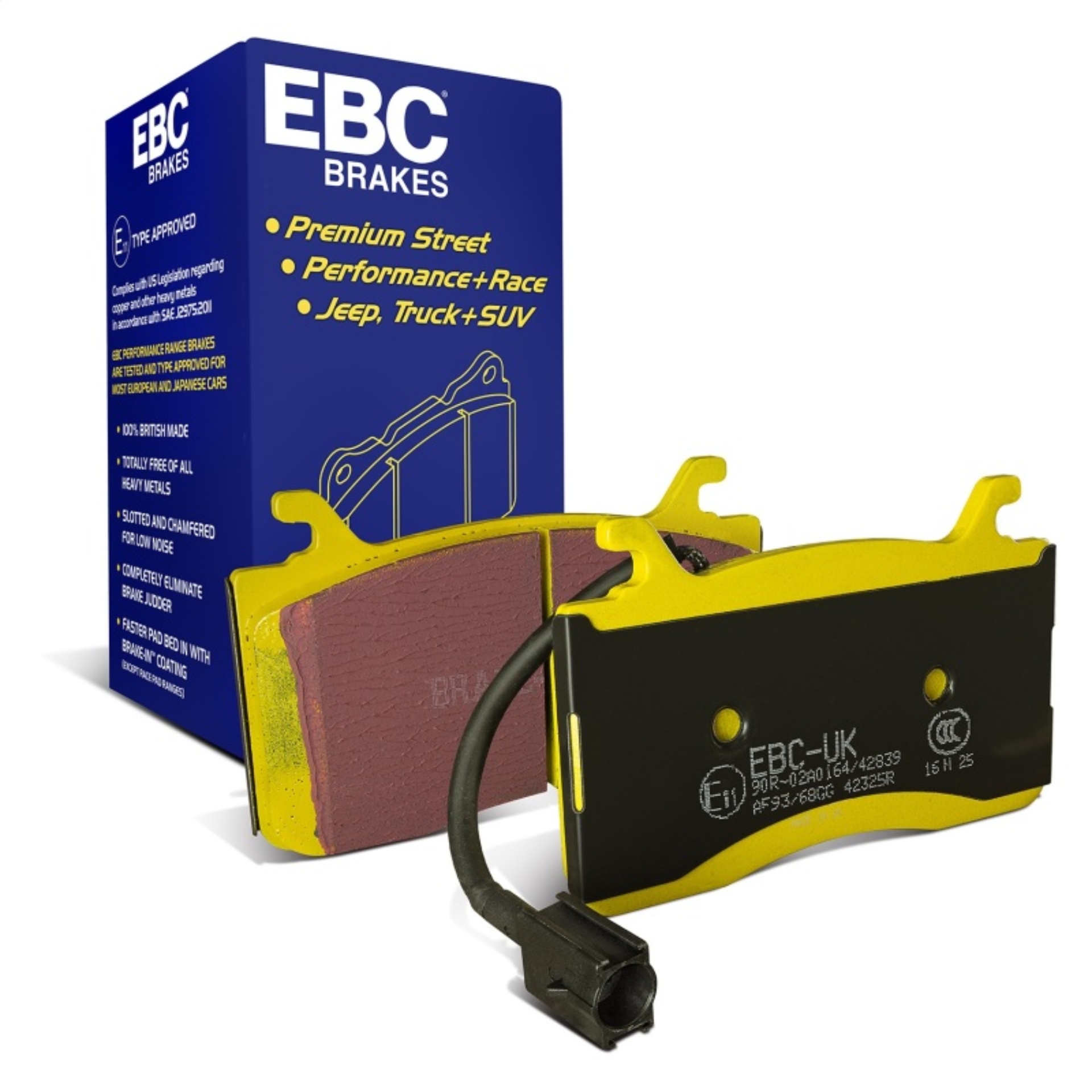 Picture of EBC Yellowstuff Brake Pad Sets - DP42325R
