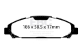 Picture of EBC Bluestuff Brake Pad Sets - DP53039NDX