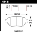 Picture of Hawk Performance HAWK HPS Brake Pad Sets - HB431F.606