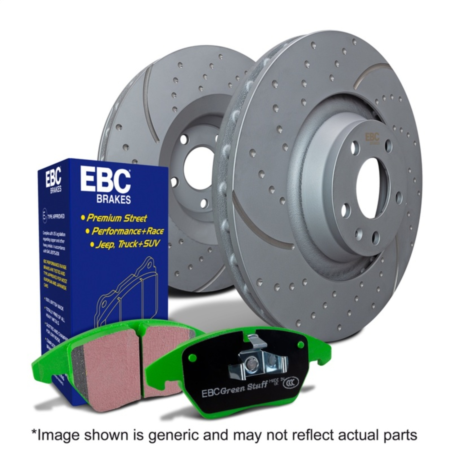 Picture of EBC Greenstuff Brake Pad Sets - S10KF1463