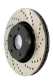 Picture of Sport Cross Drilled Brake Rotor; Rear Left