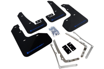 Picture of Rally Armor RAL UR Blk Flap/Blue Logo Mud Flaps - MF40-UR-BLK/BL