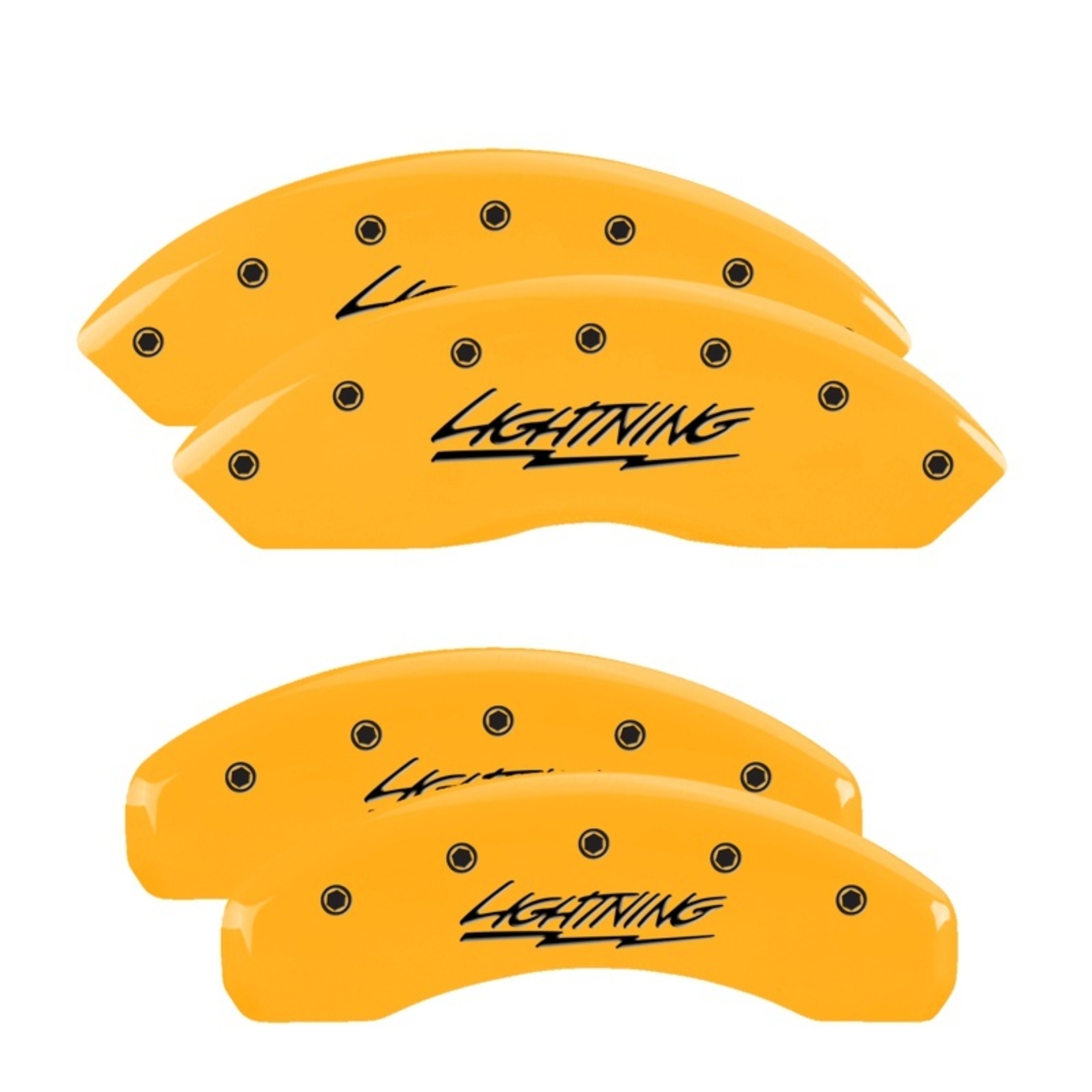 Picture of MGP Caliper Covers 4 Logo - 10021SLTGYL