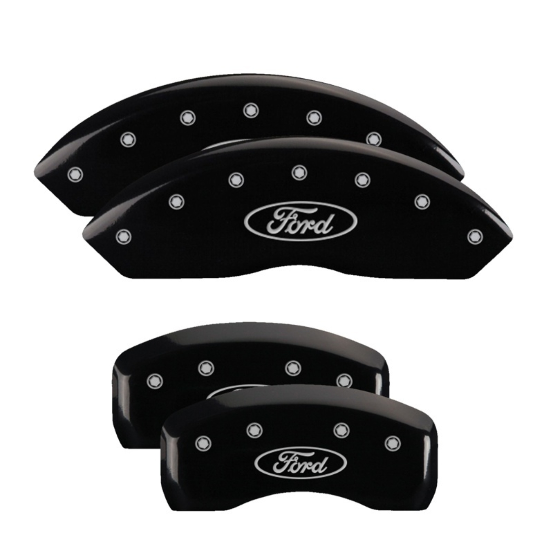 Picture of MGP Caliper Covers 4 Logo - 10244SFRDBK