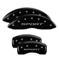 Picture of MGP Caliper Covers 4 Logo - 10244SSPTBK