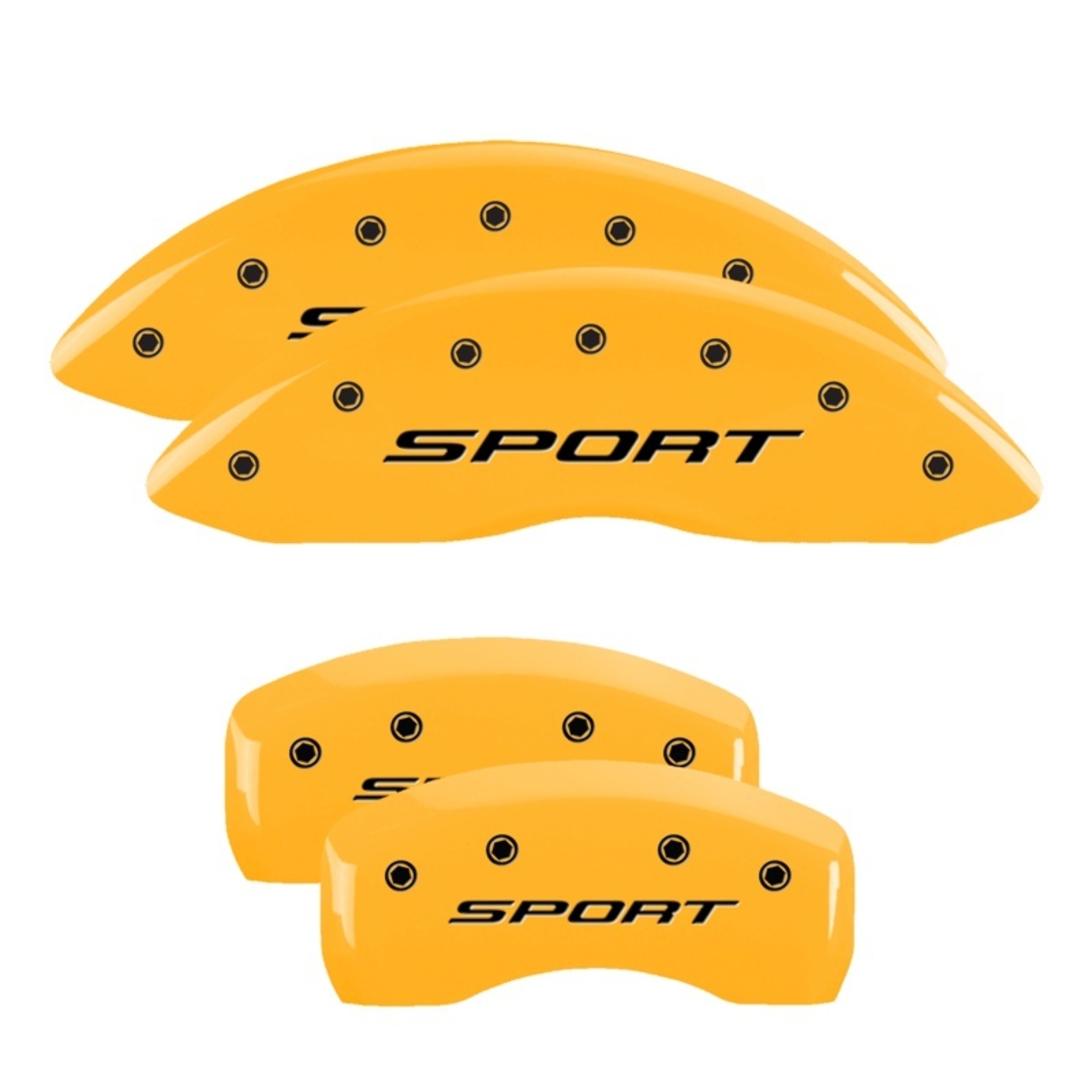 Picture of MGP Caliper Covers 4 Logo - 10244SSPTYL