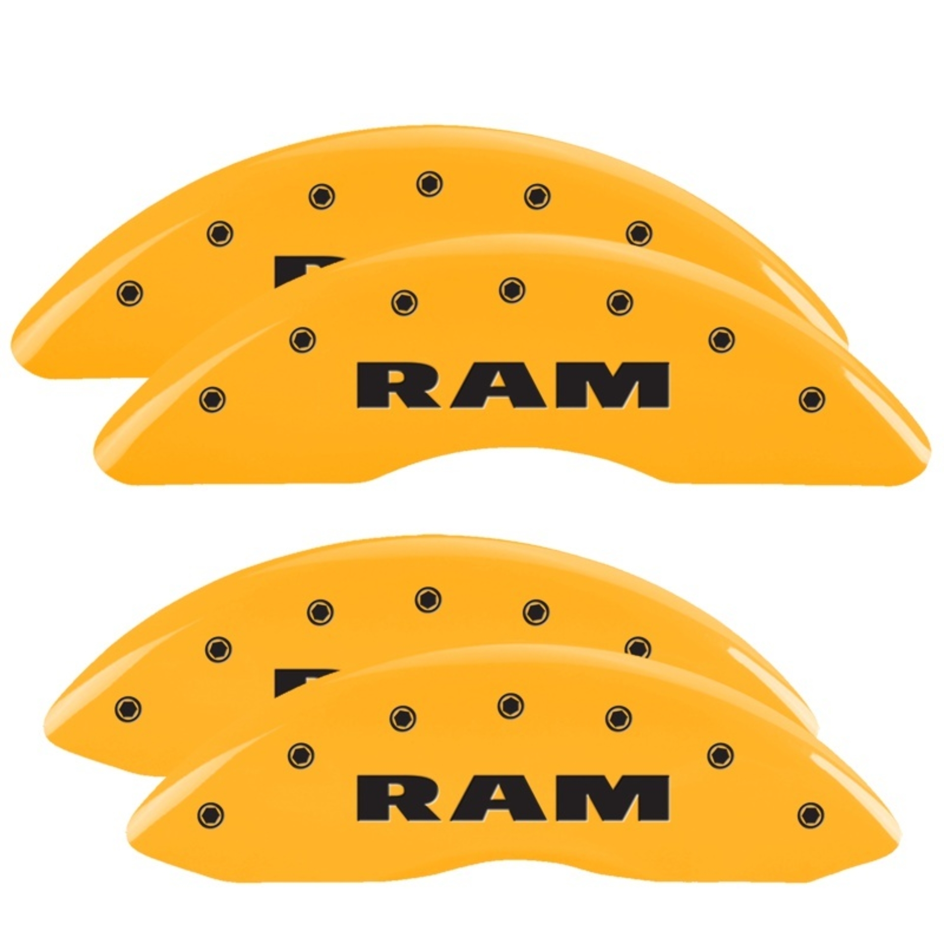 Picture of MGP Caliper Covers 4 Logo - 12124SRAMYL