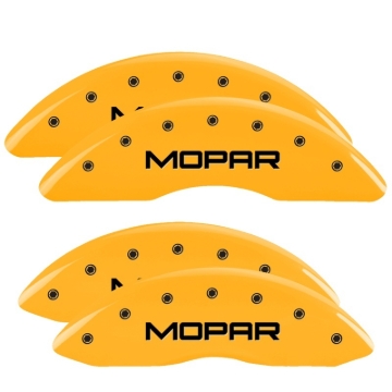 Picture of MGP Caliper Covers 4 Logo - 12124SMOPYL