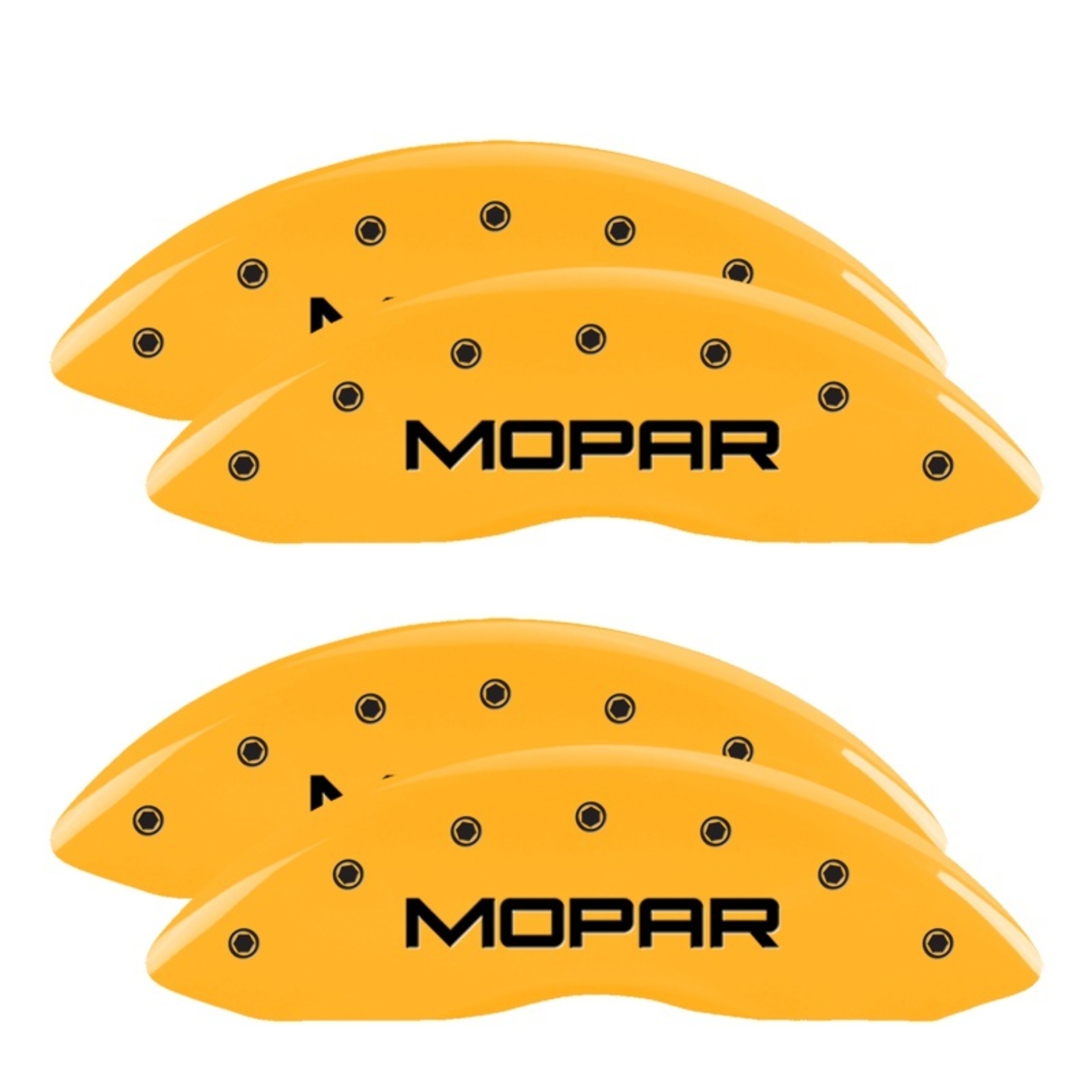 Picture of MGP Caliper Covers 4 Logo - 12203SMOPYL