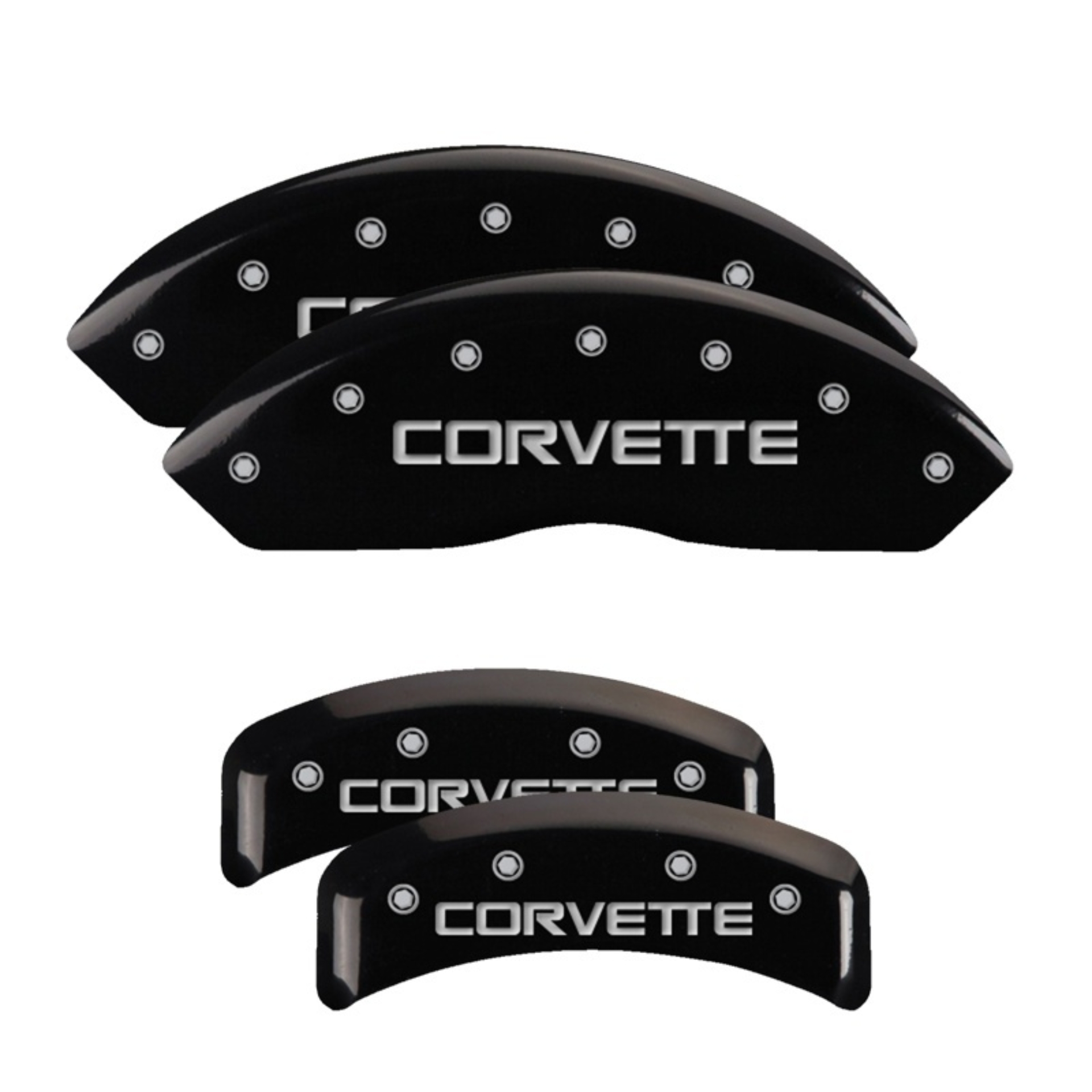 Picture of MGP Caliper Covers 4 Logo - 13013SCV4BK